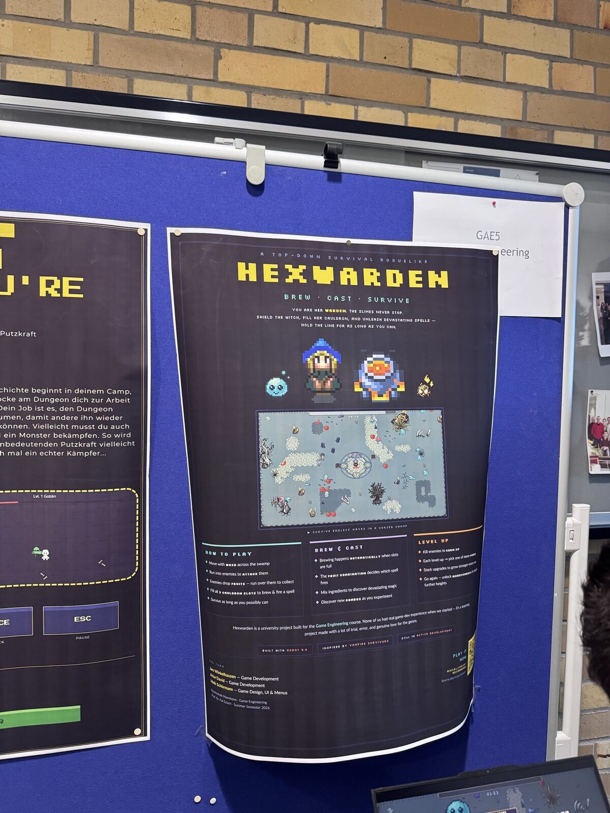 Hexwarden: brew, cast, survive.