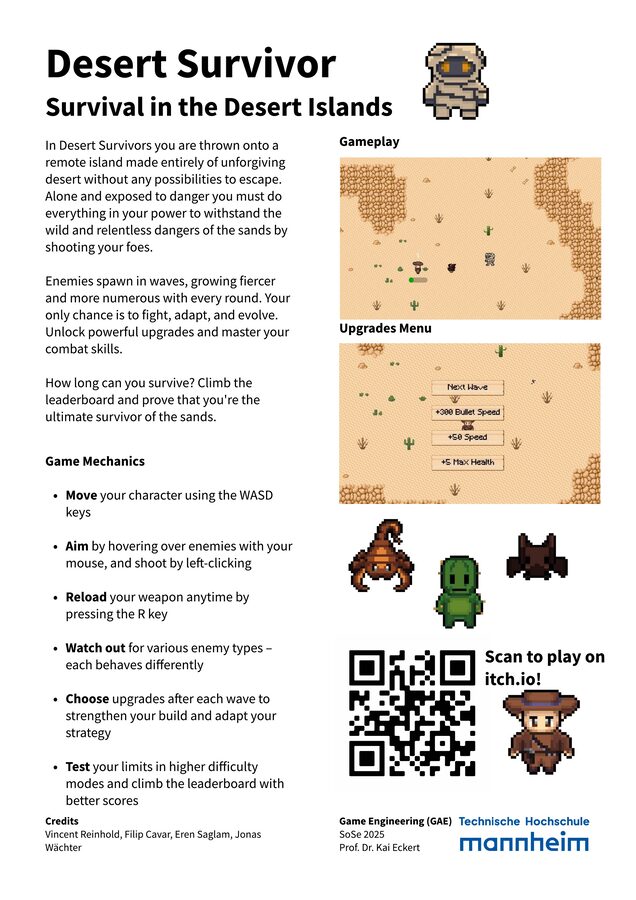 iExpo poster for Desert Survivors