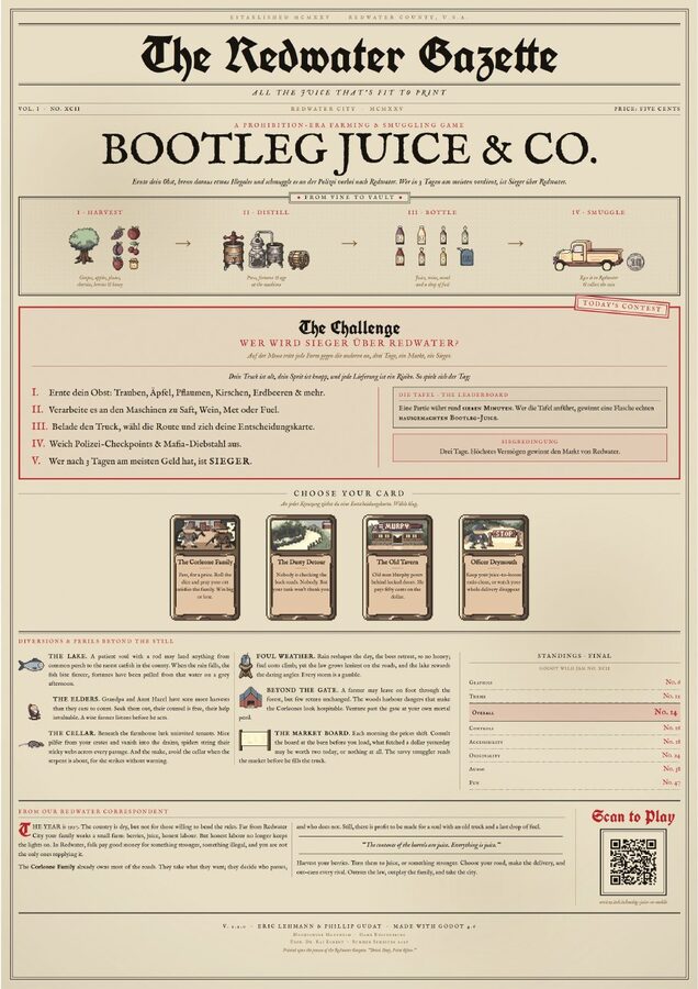 iExpo poster for Bootleg Juice & Co.