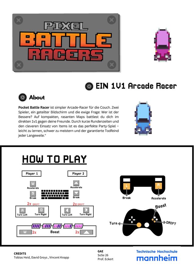 iExpo poster for Pixel Battle Racers